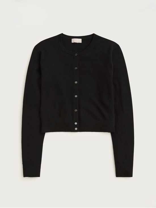 J. Crew Sweaters - NWT! J. CREW Women’s Featherweight Cashmere Cardigan Jet Black Size XS
